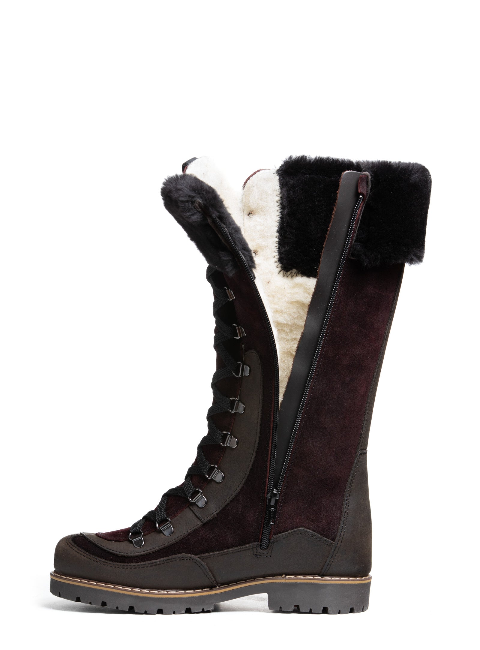 MIKA Women s Waterproof Leather Winter Boots Made in Canada Anfibio Boots